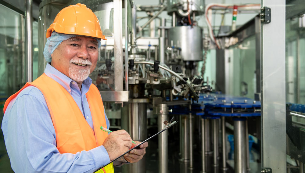 Senior-engineer-on-production-line